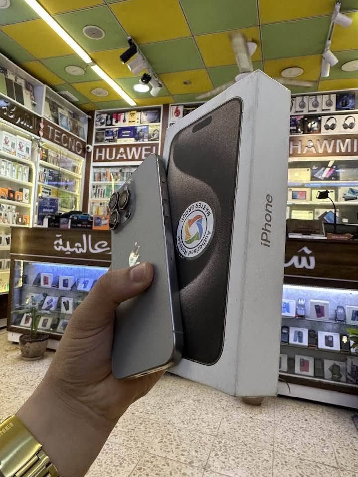 عرض خاص
من شركه العالميه للاتصالات 
ايفون 15 بروماكس
ذاكره 256
السعر 700 الف
عنوان الشركه واسط
صويره شارع المركز
*********** حجي ناصر واتساب
