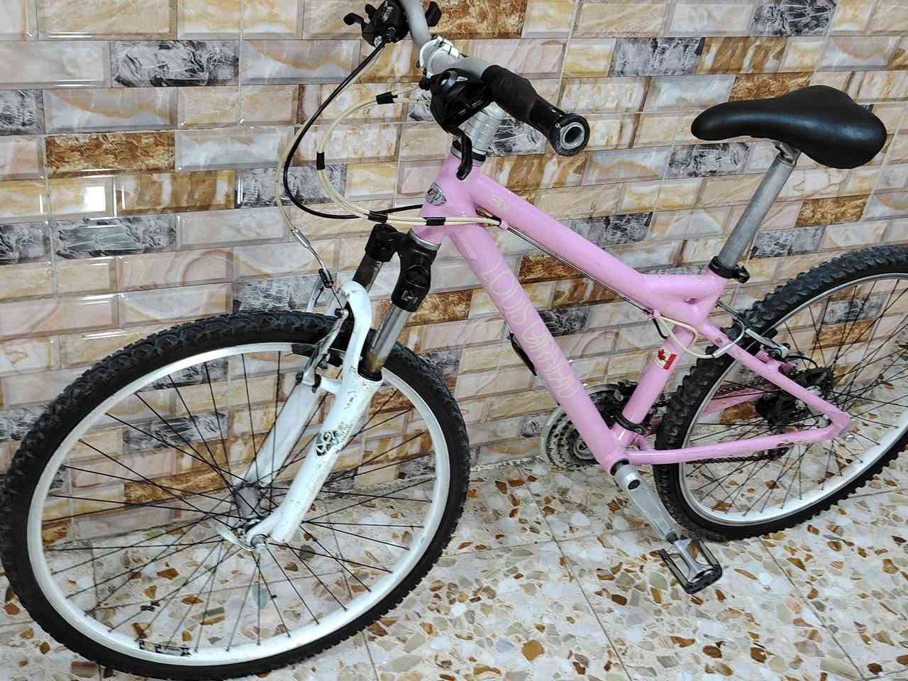 🚴‍♂️ بايسكل لويس غارنو كندي أصلي للبيع 🇨🇦الحجم: 26اللون: وردي مميز جـداً 🩷🤍الحالة: بلادي 100%، شكن وعكرب ونقال وبريكات شغالين، كل نقص ما بي.💵 السعر: 140 ألف (بي مجال للشراي، بدون كسر بالسعر رحمة لوالديكم).📍 العنوان: بغداد - البلديات - شارع المصرف.📞 واتساب: ***********
