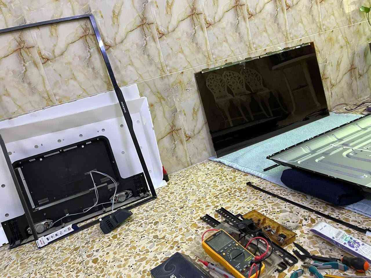 عندك شاشة عاطلة تريد اصلحها تواصل على الواتس آب وتدلل مكان الورشة بغداد الحسينية منطقة النفط مدخل الحمل.  ***********   @إشارة
