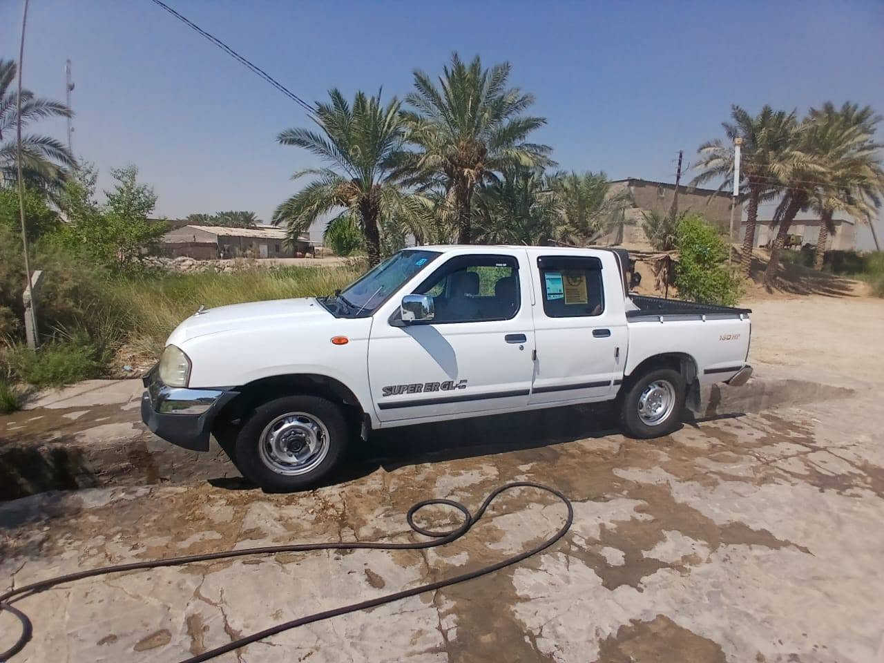سلام عليكم بيكب نيسان للبيع موديل ١٤  سياره جاهزه كفاله عامه كير مكينه اكسل شاصي تخم تاير بيها شويه بارد با الباب الخلفي 
تدفئة تبريد وي السويج باتري جديد مكان النجف سياره بسمي مداوم ثاني يوم رقم مثنى للإستفسار اكثر ***********
