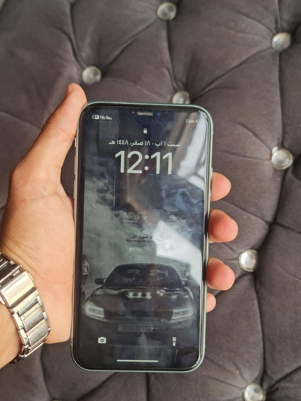 السلام عليكم
Iphone 11
ذاكره 128

نموذج M امريكي

بطاريه 68 بلاديه بدون صرف

الجهاز نضيف وما مفتوح شرط هوا وحاسبه وضد المي

السعر / ع المراهم

للاستفسار خاص او الاتصال
***********
