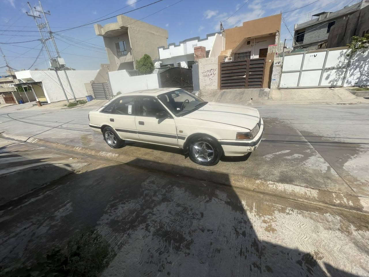 سلام علیكم مازده 626 لون ابیض حلیبي مودیل 1991 8و بخ كیر و محرك ب شرط اوتوماتیك جامات كهرباي ویل كروم  سقف سلاید رقم كركوك سیارة ماشاالله نضیف تجي تشوفة احلا من صورة سیارة ب شرط تحویل  رقم كركوك  شراي خابر مكاني كركوك ***********
