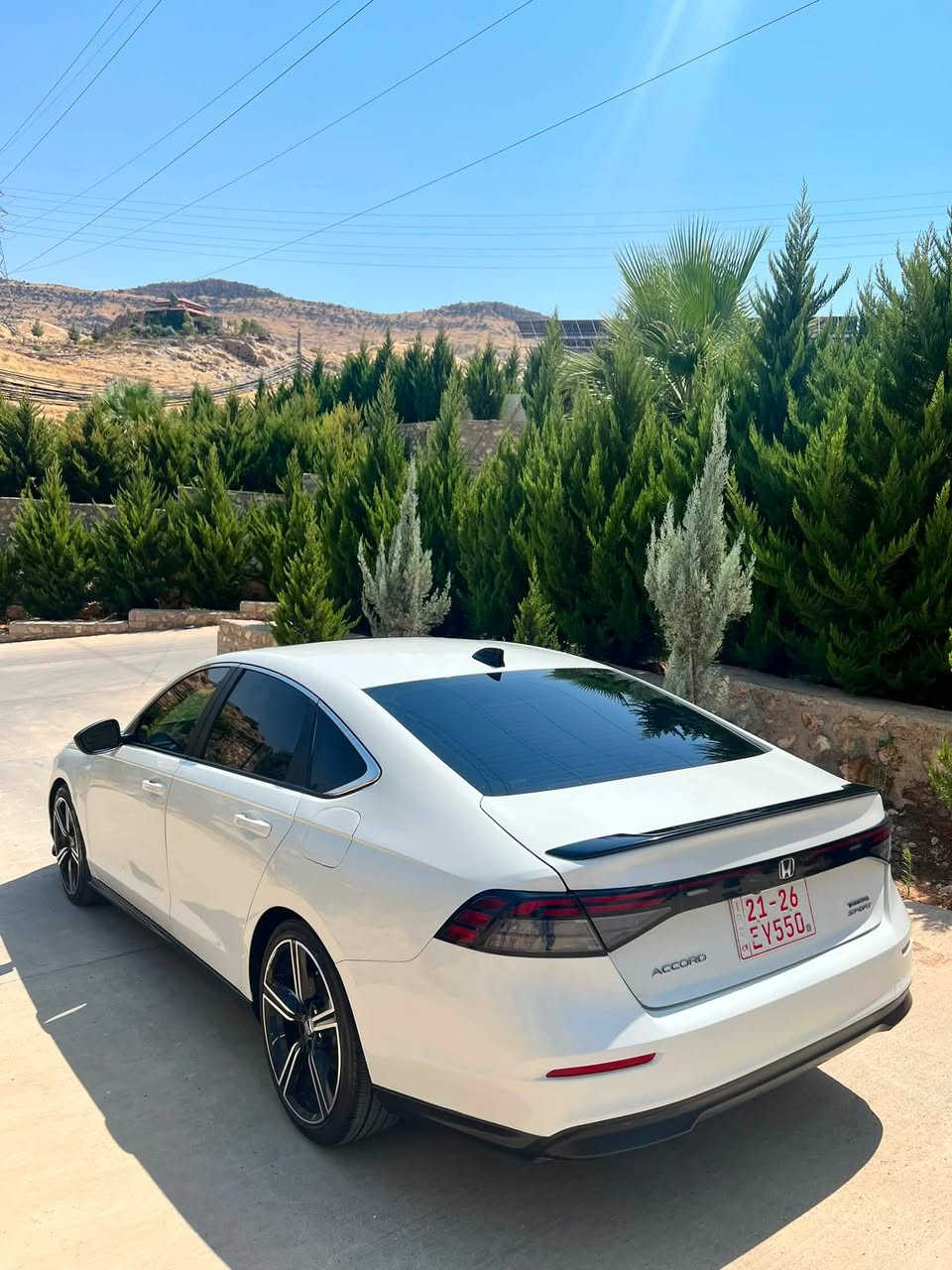 السلام عليكم
السيارة للبيع فقط 💯

Honda Accord Hybrid Sport 2024
2.0 Hybrid 

الضرر : 4 قطع صبغ + جاملغ امامي جهة السايق تعديل بارد
 
السيارة ماشية : 28 الف 

• بصمة تشغيل + دخول ذكي
• رادار أمامي + تحديد مسار
• نظام النقطة العمياء
• فتحة سقف
• لايت زينون
• مقاعد كهربائية
كير و مكينة بشرط و كهربائيات 

السعر : 170

مكان السيارة دهوك

*********** كورك / واتساب
