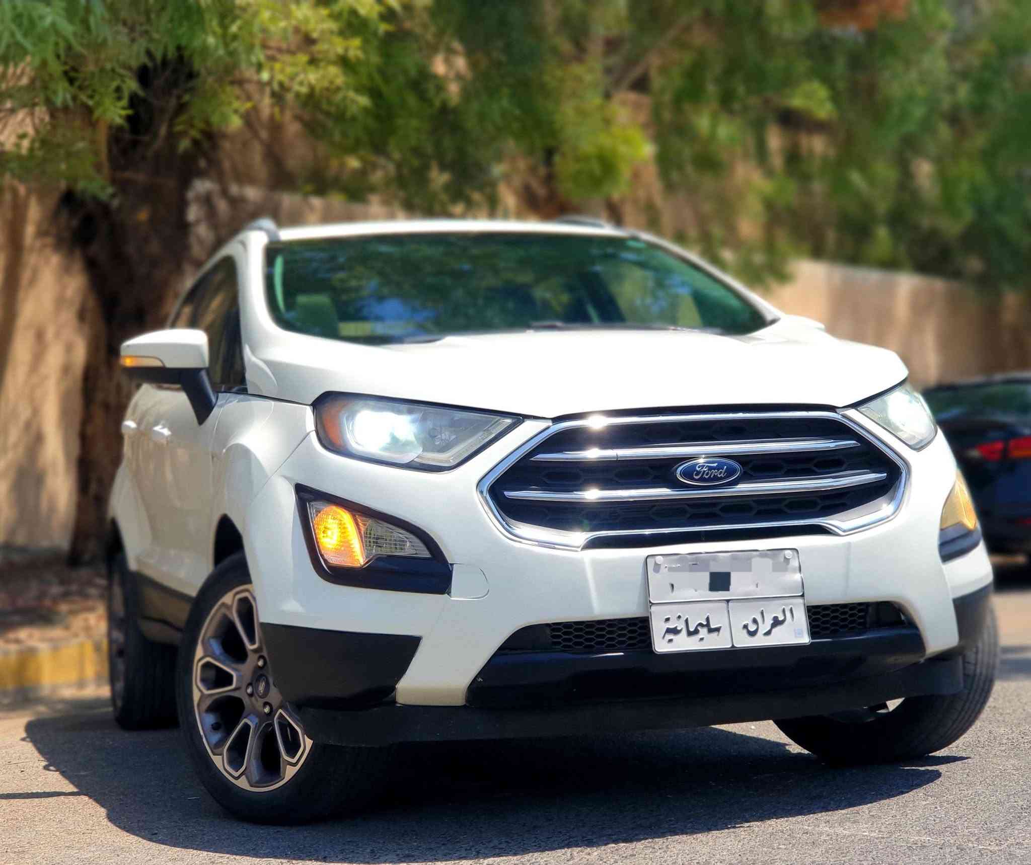 FORD eco sport ــ TITANIUM 
مودیل 2019
المسافة المقطوعة 90 mile ـ ماوەی ڕۆیشتن
مواصفات TITANIUM فول فول
سقف بانوراما
2 قطعة صبغ بدون دواخل (جاملغ امامی  + بونیت)
ایرباگ ستیرن و برده سیستم 
محرک 4 سلندر ، مامفتوح بشرط
دبل اکسل AWD
کامیرا و شاشە كبیرة
بصمة تشغيل
مقاعد جلد و کهربائي و خزن
مقاعد امامیة هیتر
ستیرن هیتر
سماعات نظام sony
کود بالباب
تحکمات ستیرن فول
شفتات بالستیرن
لایت اوتو
لایتات فول LED 
کیر ـ محرک ـ تبرید ـ تحویل بشرط
علیها غرامە ۱.٤۰۰.۰۰۰ الف دینار مرجوعة
سعر : 95 ورقە و مجال قلیل
مکان السیارە : اربیل
***********
واتساب + فایبر
