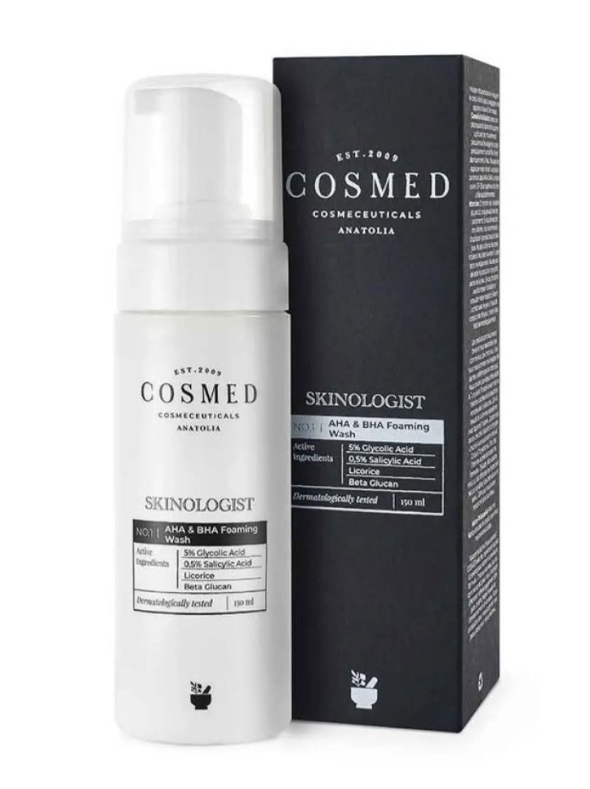 بنات إذا بشرتج تحتاج تنظيف أعمق ونضارة أكثر شوفوا هذا الغسول من COSMED SKINOLOGIST 😍
يحتوي على أحماض AHA وBHA منها 5% Glycolic Acid و0.5% Salicylic Acid ويساعد على تنظيف البشرة والتخلص من الخلايا الميتة والشوائب
وبي مكونات مثل العرقسوس والـ Beta Glucan حتى تكون العناية متوازنة
مناسب للي تحب تحافظ على بشرتها نظيفة ومرتبة
وطبعاً إذا بشرتج حساسة جربيه بالتدريج أول شي ❤️"
رابط جميع منتجاتي https://wa.me/c/9647814151717 
#سكن_كير #مكياج #عناية_بالبشرة #عناية_بالجسم #منتجات_اصلية #تجميل #العراق
