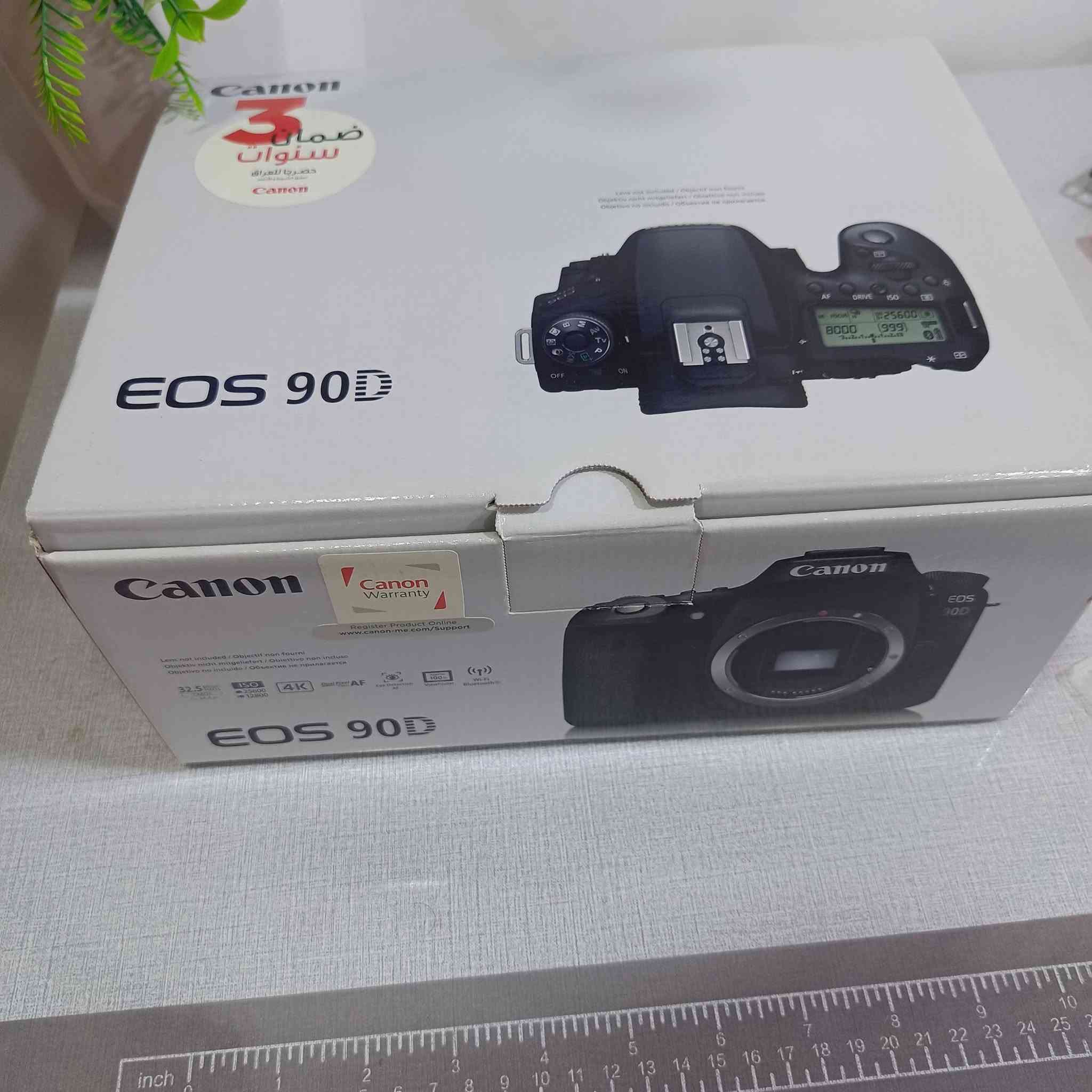 Canon EOS 90D+18-135kit
كاميرا جديده لوك نضافه 100%
دقه 32.3ميكابكسل 
تصوير فيديو 4k وشاشه لمس قلاب 
وايفاي او بلاتوث وتتبع الوجه
توصيل متوفر واتساب 
***********
@الجميع
