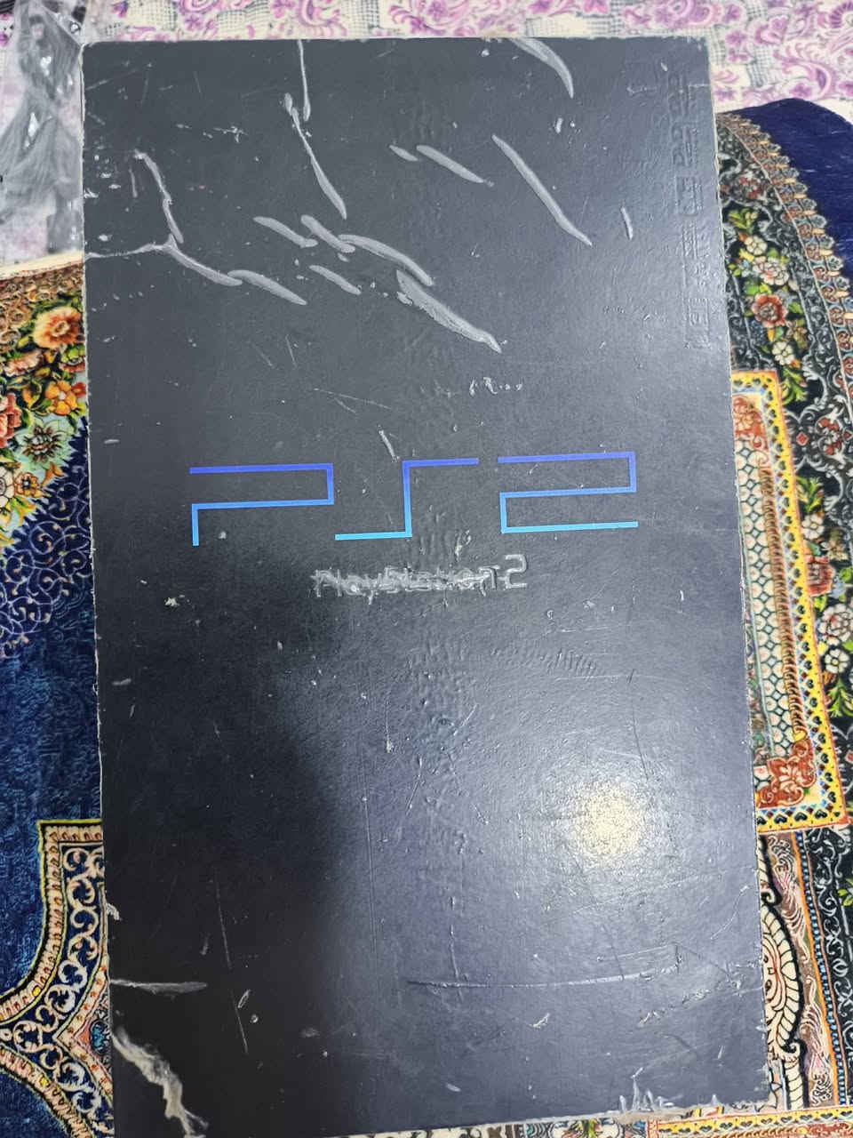 متاح بلي ستيشن 2 كامل ملحقات فقط بي فطر ممئثر عليه 
عنوان بغداد سعر 40 وبي مجال رقمي ***********
