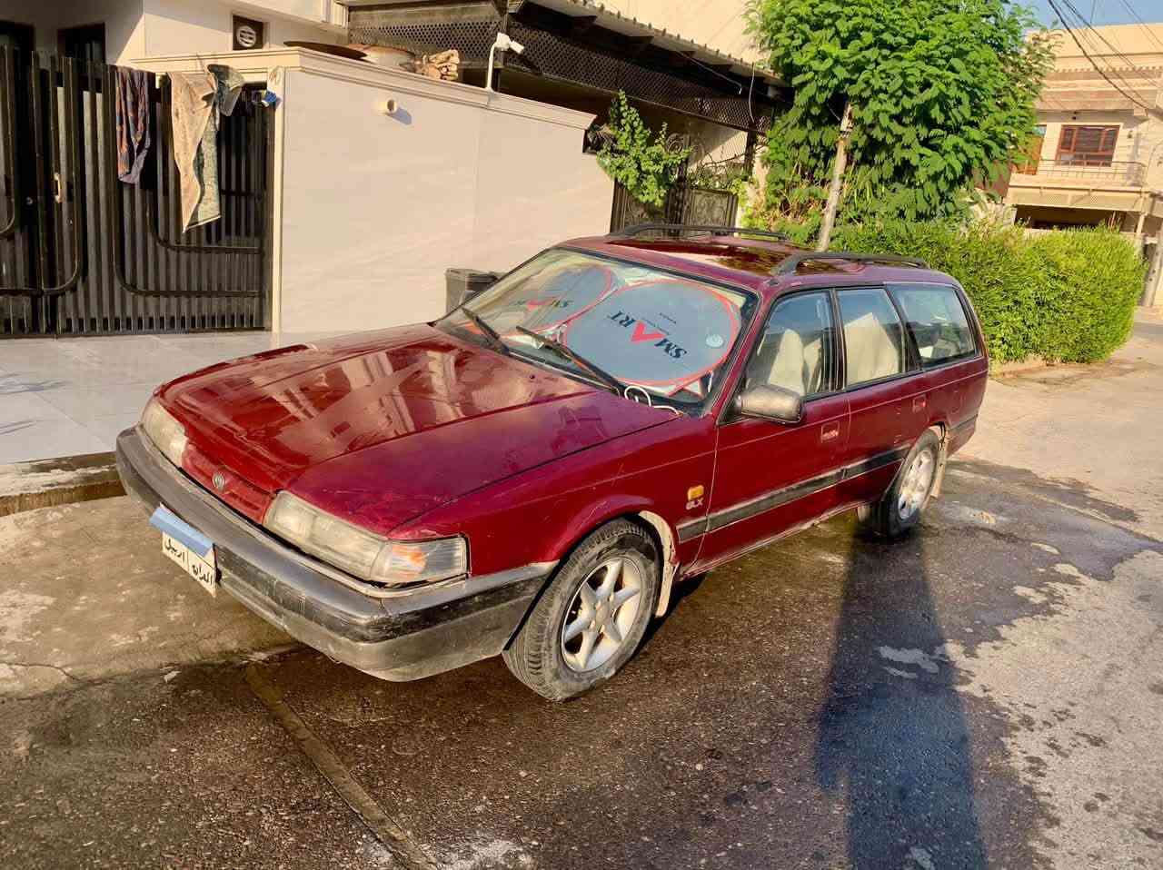 مازدا استيشن موديل 1993 كير اتوماتيك  تحويل كير محرك بشرط*********** مكان هولير حي العسكري

