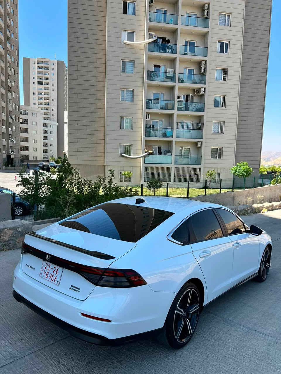 السلام عليكم
السيارة للبيع فقط 💯

Honda Accord Hybrid Sport 2024
2.0 Hybrid 

الضرر : السيارة بدون صبغ يحتاج PDR 5 أصابع راس الجاملغ الأمامي يمين و 5 أصابع راس البونيد
 
السيارة ماشية : 42 الف ميل
 بجم و خلف السيارة كبس
• بصمة تشغيل + دخول ذكي
• رادار أمامي + تحديد مسار
• نظام النقطة العمياء
• فتحة سقف
• لايت زينون
• مقاعد كهربائية
كير و مكينة بشرط و كهربائيات 

السعر 205

مكان السيارة دهوك

*********** كورك / واتساب

