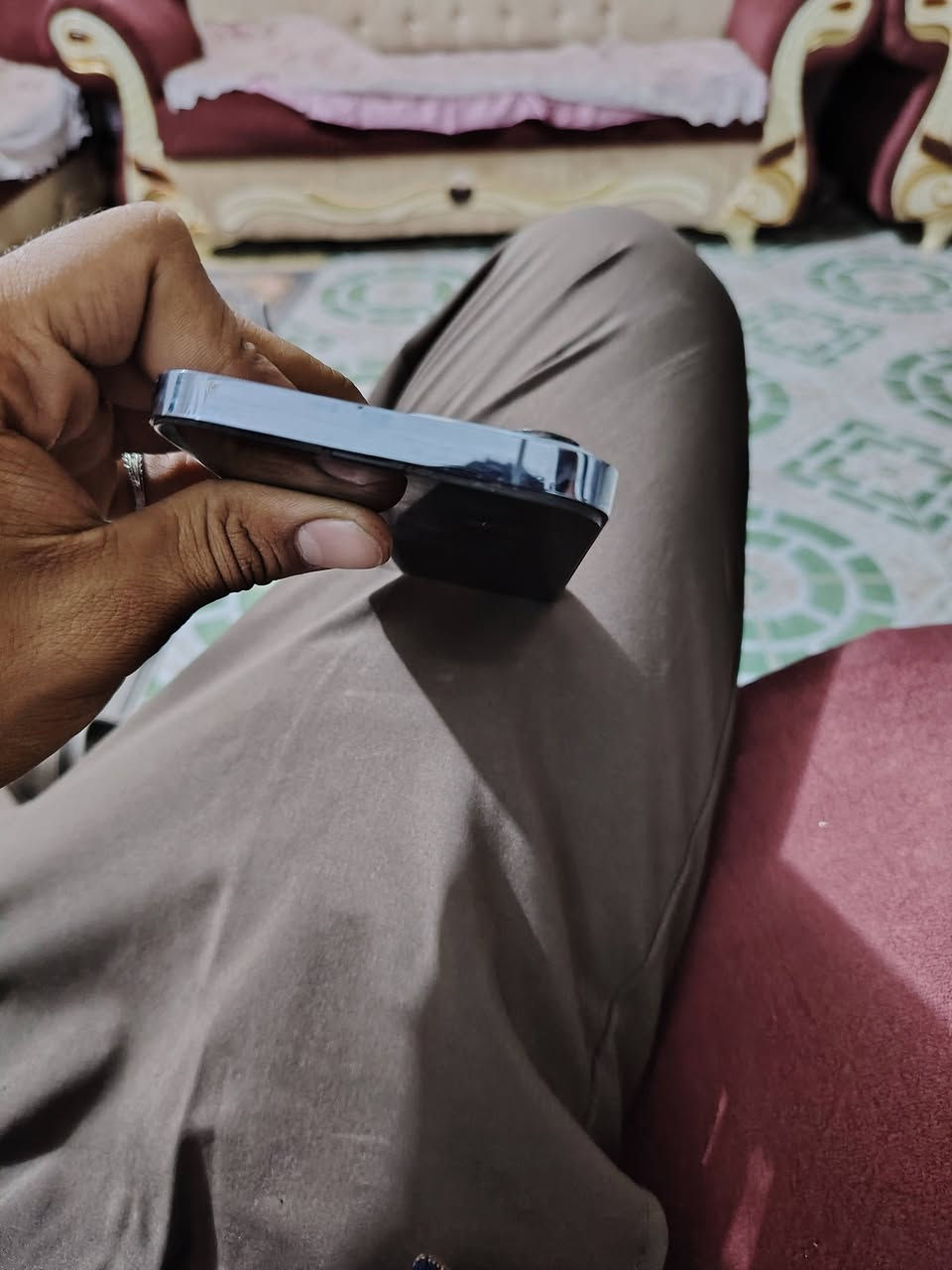 ايفون13برو ماكس 256ذاكرته
77بطاريه الجهاز كلش كلش نضيف امريكي
مبدل شاشه ب امريكه هناك بس شاشه باقي جهاز كله يخبل سعر نهايته500 جوه سوك لون بحري مميز
***********
مكاني نجف ميلاد
