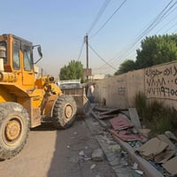 مدرسه دجلة الخير رفع الانقاض   اخوكم أبو جعفر 07714998224  نص مكتوب في...