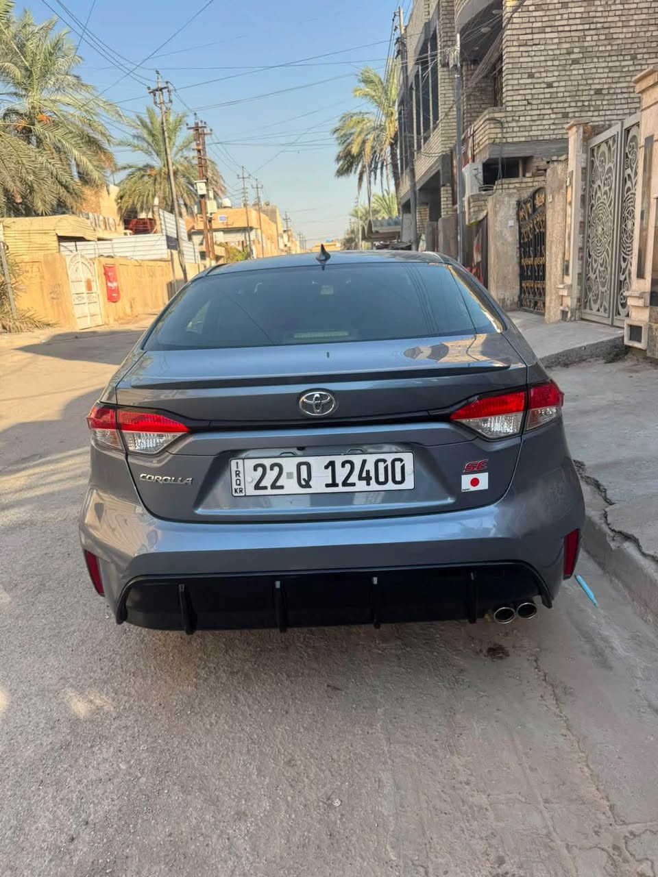 🚗  SEللبيع كورلا وارد امريكي
حادثها بابين صبغ فقط 

وتبديل جاملغ امامي بدون دواخل ولا شواصي مثل ما موضح بالسونار

محركها 2000ياباني 

موديل 2024

السيارة جاهزة من كلشي ١٠/١٠

✅  اربيل مرقم رقم مرتب

بأسمي مو اسم شركه ثاني يوم تحول او وكاله 

بدون فتحة 

مواصفات 

✅ داخل مخمل 

✅ بصمة 

✅ تحديد مسار

✅ مانع تصادم

✅ شاشه ابل كار بلي واندرويد اوتو 

✅ هندبريك دكمه

✅ اوتو هولد

✅ درايف مود

✅ ايرباكات 

📍مكان السيارة بغداد الغزاليه

السعر ١٤٣ ورقة بيها مجال بسيط 

للاستفسار ***********
