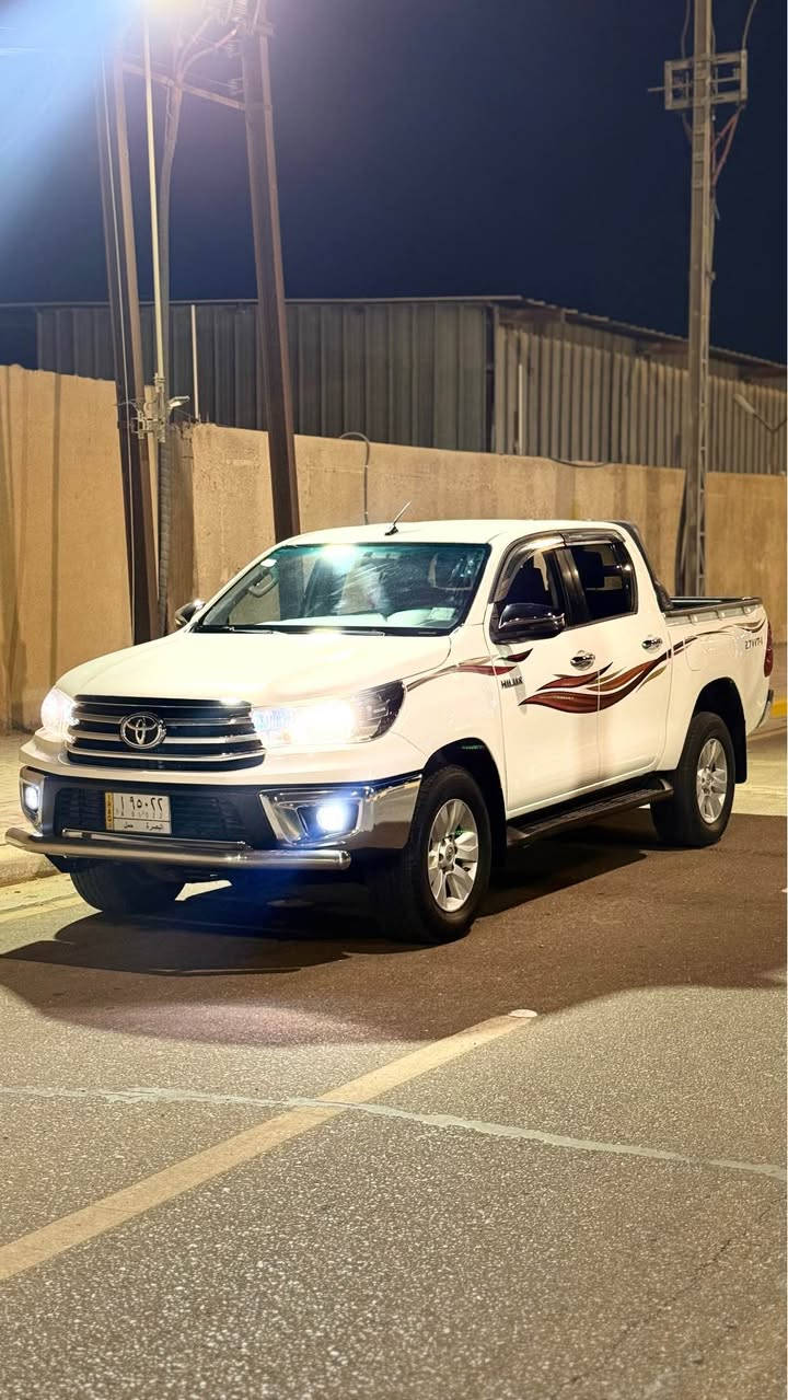 تويوتا هايلوكس 2020 فحل 
فور ويل 
 شركة ساز
گير أوتوماتيك
فول فول مواصفات،
گير، مكينة، كهرباء مكفولات
فول مواصفات
بصمة، ، كشن تبريد 
شاحن موبايل، شاشة لمس
كار بلاي، تحكم سرعة
گير أوتوماتيك
مودات القيادة: إيكو، باور، نورمال
گيچ إلكتروني
تبريد مركزي
أربع تايرات  ويل جديدة
البدي صافي بيه بارد بسيط 
كل السيارة مكفولة
رقم بصرة تحويل مباشر، السيارة باسمنه
السياره عليها ادامه كامله وكامله على اخر حبه وبدون نقص
مكان السياره كربلاء المقدسه 
سعرها مناسب جدا 
*********** كربلاء, العراق
