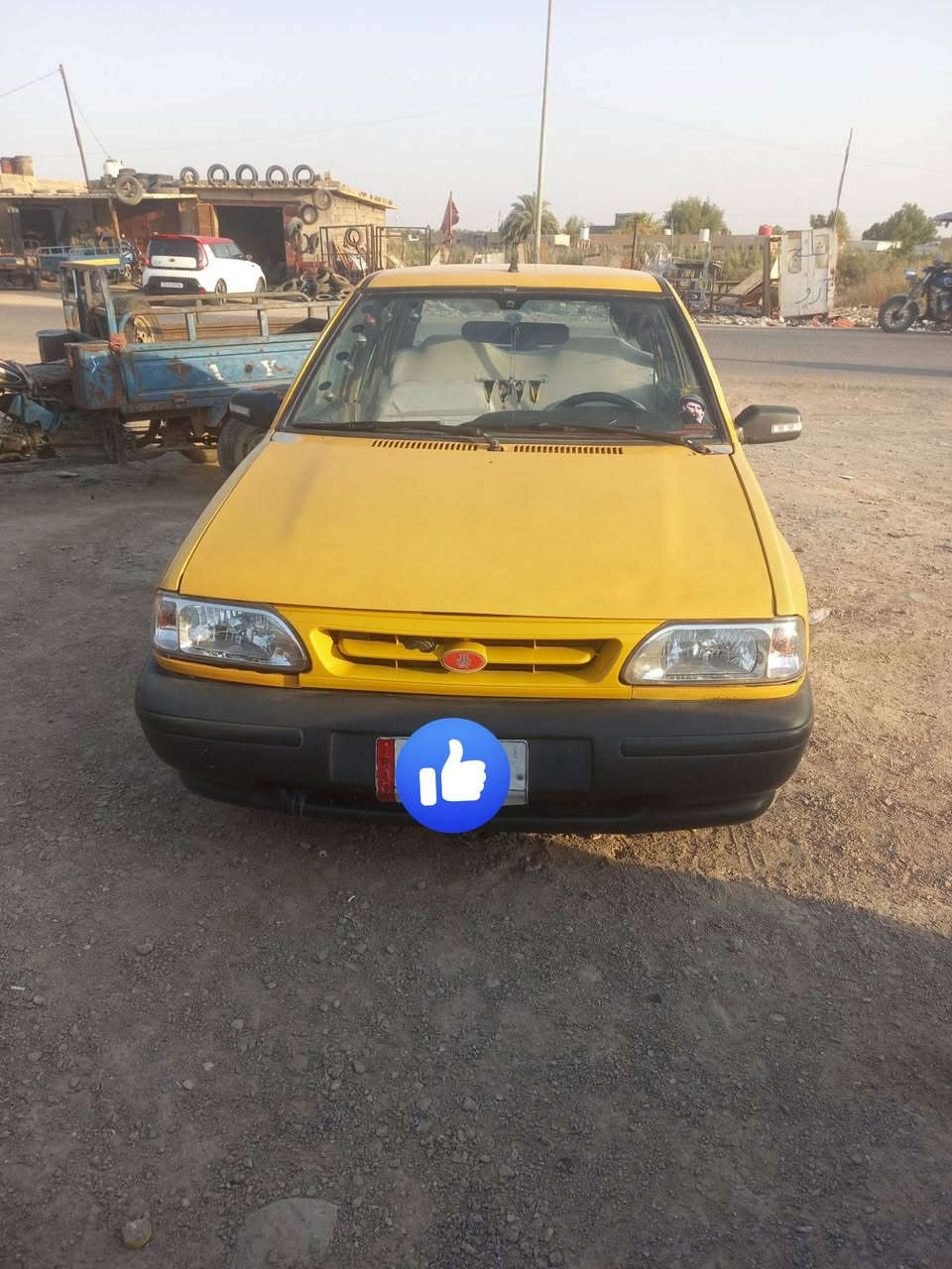 السلام عليكم سايبه موديل 12 ماكينه بيها خيط بخار كهربائيات كلها شغاله سياره خير من الله سعر 15 وبيها مجال مكاني واسط وافدين***********
