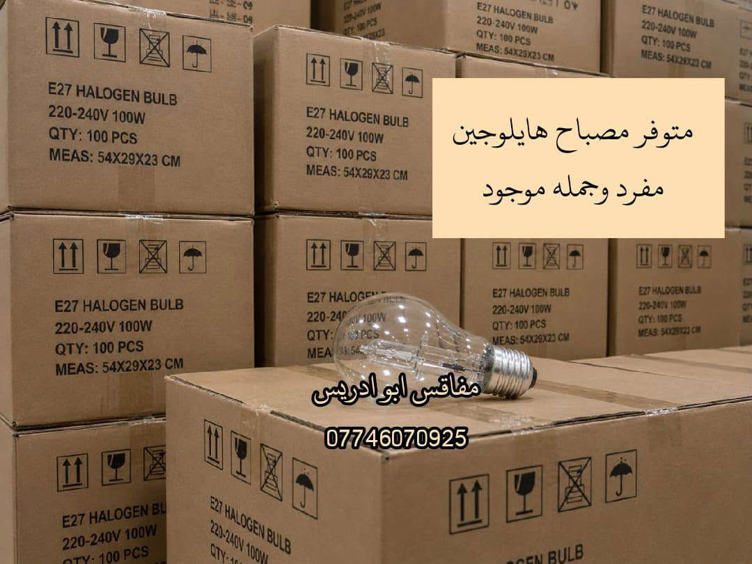 مصباح هايلوجين • ١٠٠واط/٤٢واط • مفاقس