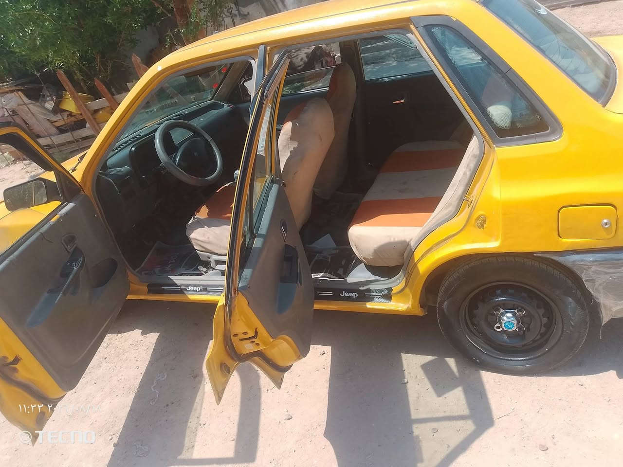 سلام عليكم بيع مستعجل كير مكينة جديد حدادي صدر تخم تاير كهربايات سياره جاهزة وحلوة مصفرة وشرط التحويل ١٧ وبيها مجال عنوان محمودية ***********
