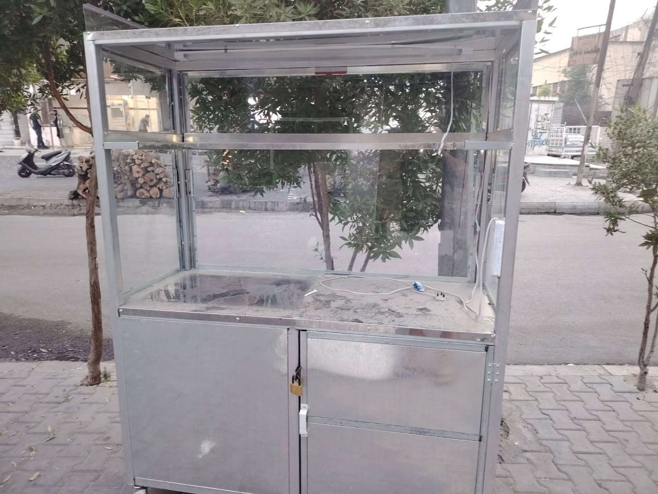 ستيل • عرض متر ونص • ارتفاع ٢م