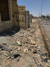 هيكل للبيع ٢٠٠ م خلف اسواق العتابي شارعه مصبوب يبعد عن شارع العام ١٠٠ ...