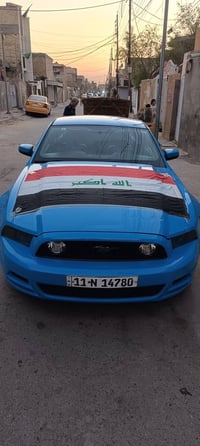 سياره موستنج موديل 13 (للبيع او لمراوس) سياره خير من الله ضربته قطعتين...