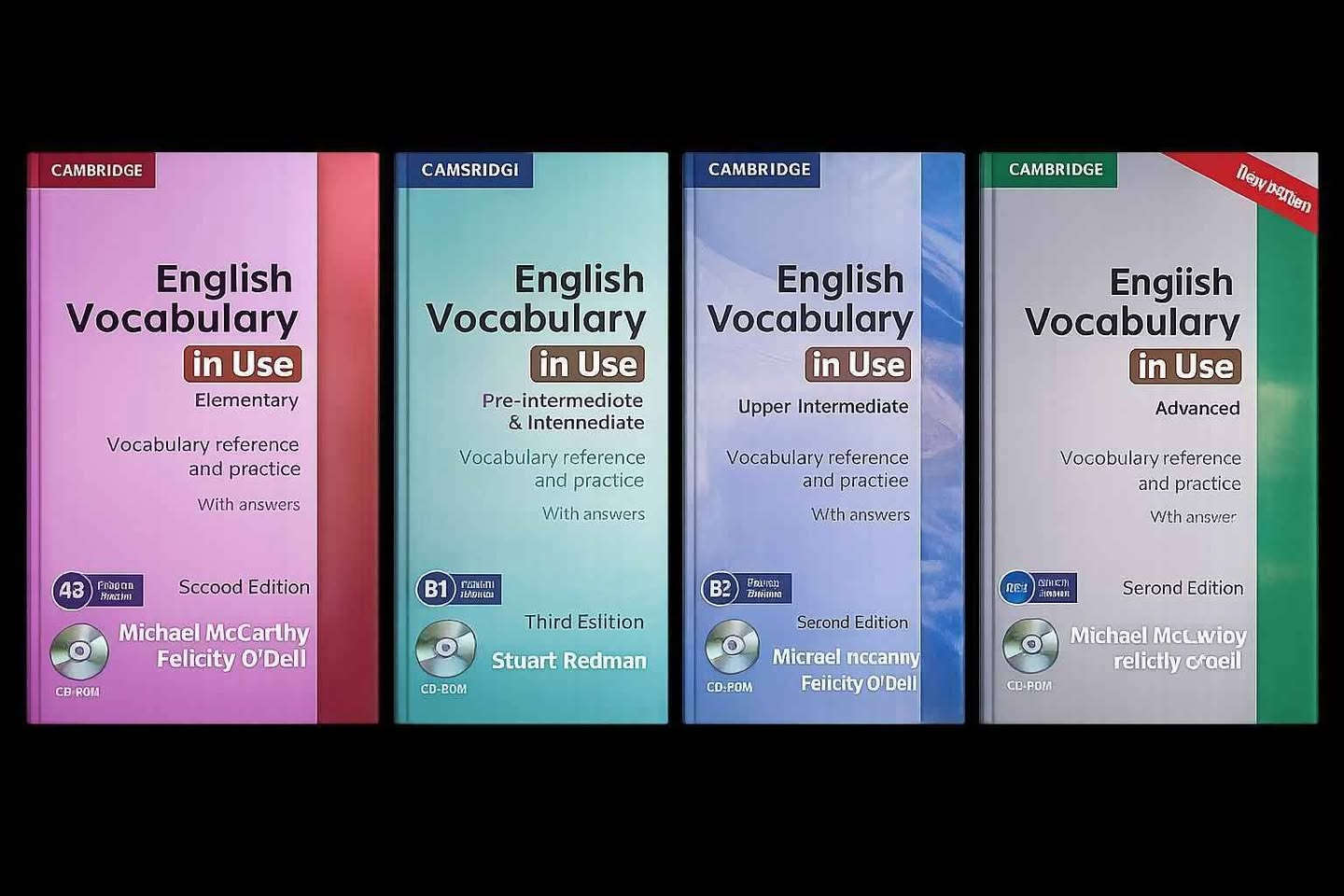 كتب قواعد وتعليم اللغة الانكليزية لكل المستويات(جديدة) مرفق معها قرص 
 يتوفر توصيل      *********** بغداد, العراق
