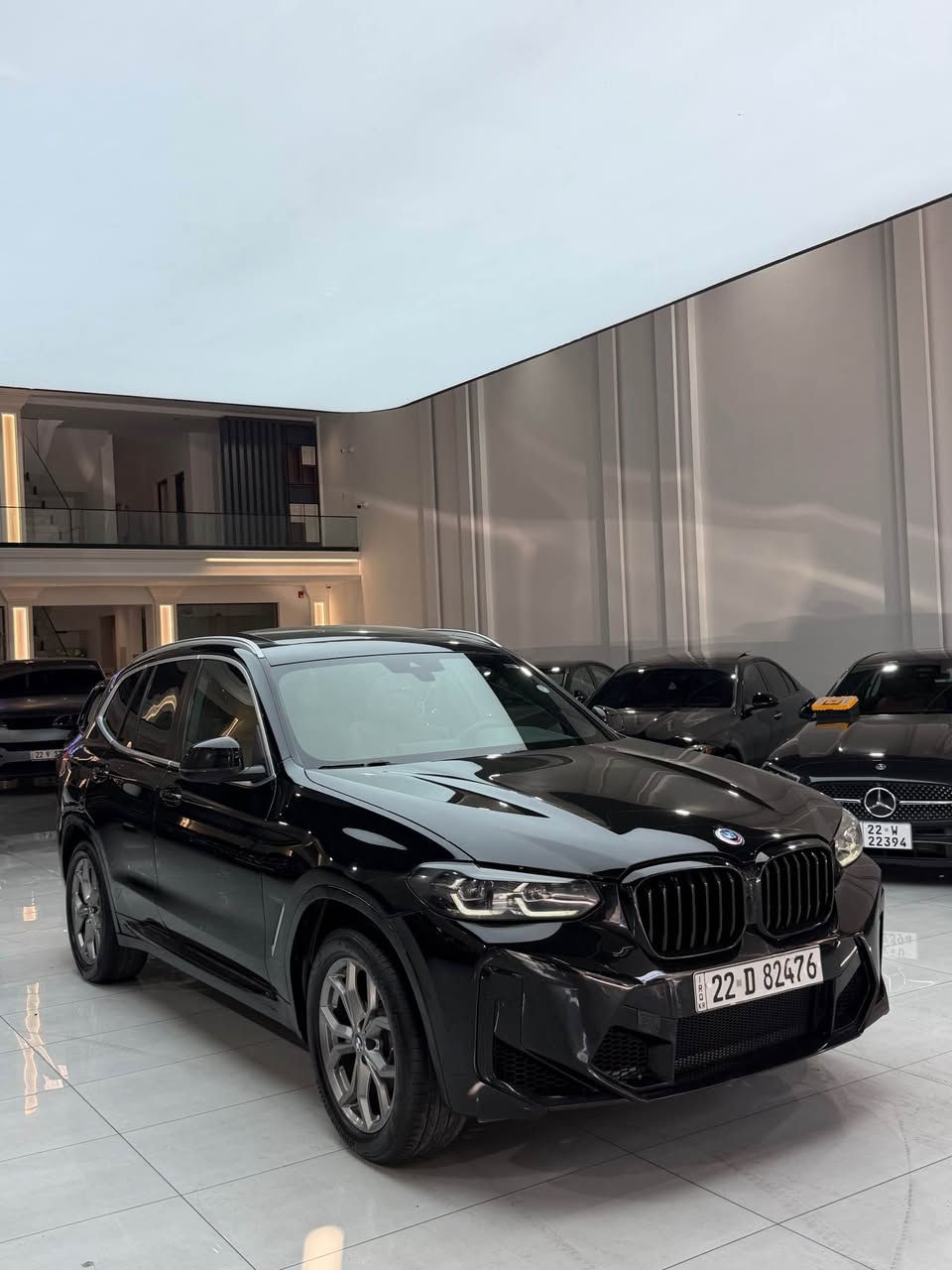 MW x3 
2022 
Driver 
56mil royya 
1 chalx boyaxa babe zhure 
Erbag bas shan 
Naw qayse bilade 
Panorama 
Kamera 
S3r 258

5UX53DP05N9K41306 Raqam shanse 👈 
Lo zanyare zyatr *********** أربيل, العراق
