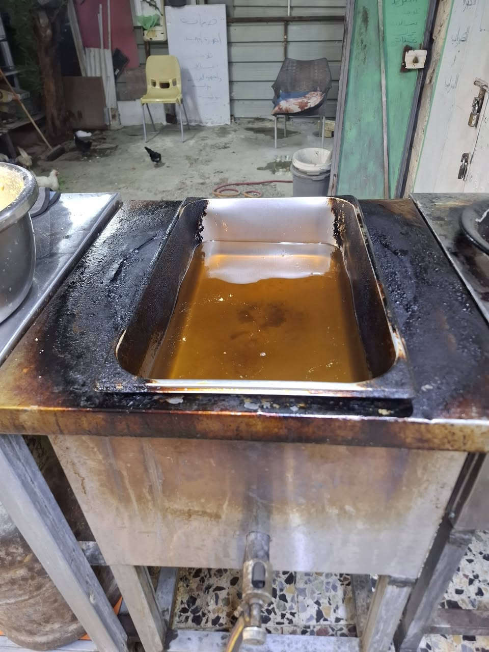 طباخ فلافل • ميز ستيل • نضيف درجه اولى