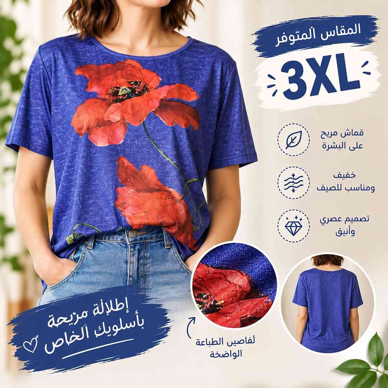 فستان صيفي • مقاسات S-4XL • إرجاع مجاني