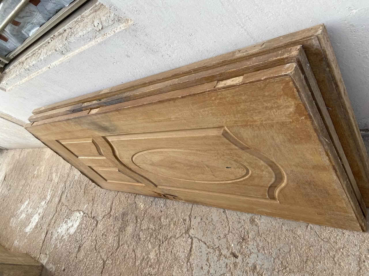 بيبان خشب • بدون حرجوبه • ٥ قطع