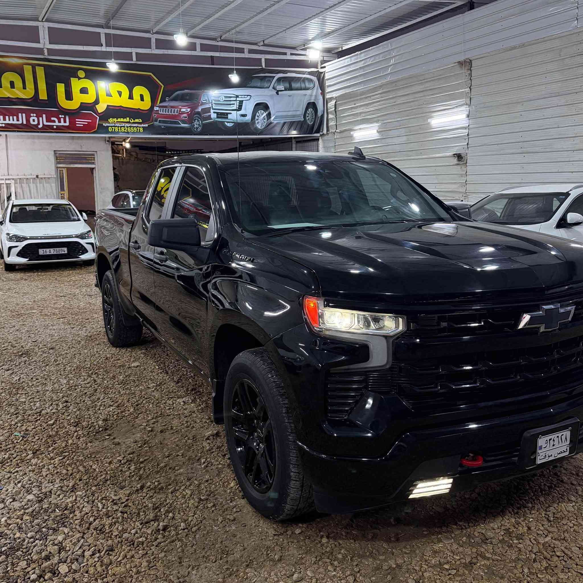 ⁨ ⁨ ⁨ ⁨ ⁨ CHEVROLET ( SILVERADO ) : النوع

المحرك : V4 - 4x2 - سنكل تيربو - 2700

الموديل : 2024 

اللون الخارجي : اسود 

اللون الداخلي : اسود 

الحالة : ( نصف جاملغ امامي جهة الأيمن + نصف بونيد جهة الأيمن) 

الوارد : أمريكي 

الگير : أوتوماتيك 

نوع الوقود : بنزين 

الممشى : 50,000

———————-( المواصفات )——————-

- بصمه

- گير تعليك 

- سايد بريك كهربائي

- باب الصندوق كهربائي

- مقاعد كهربائي

- مقاعد مخمل

- كاميرا خلفية

- تبريد خلفي

- رادار امامي

- تحديد مسار

- بدي طويل ، باب خلفي قصير

———————( للأستفسار )———————

السعر : 250$ بدون رقم 

الموقع : ( الديوانية ) 📍

للتواصل واتس اب أو اتصال : ( *********** ) 📞⁩⁩⁩⁩⁩
