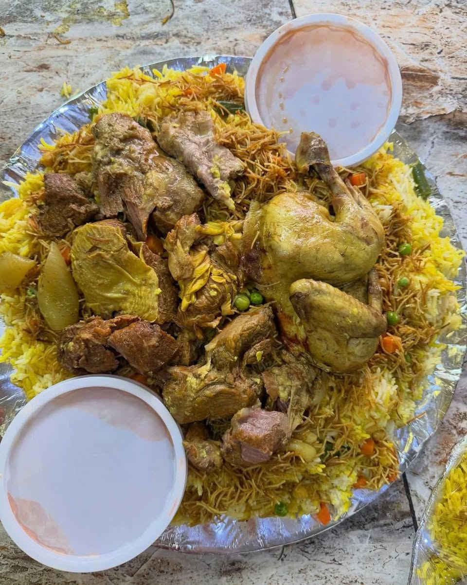 عرض عائلي • صينية لحم • نص دجاج