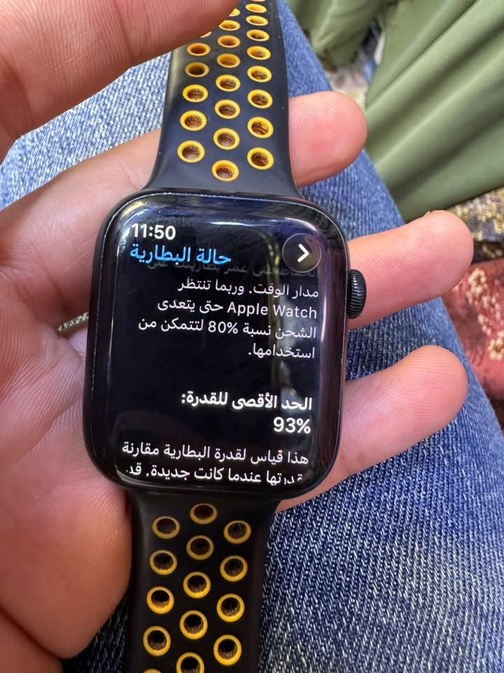 Apple watch series 8
ساعه أبل الجيل الثامن 
حجم الكبير 45mm
بطارية 93🔋
اللون Black المنيوم
ملحقاته سير اصلي وشاحنه اصليه بلاديه

السعر250 بيه مجال بسيط 
مكاني كربلاء
***********

