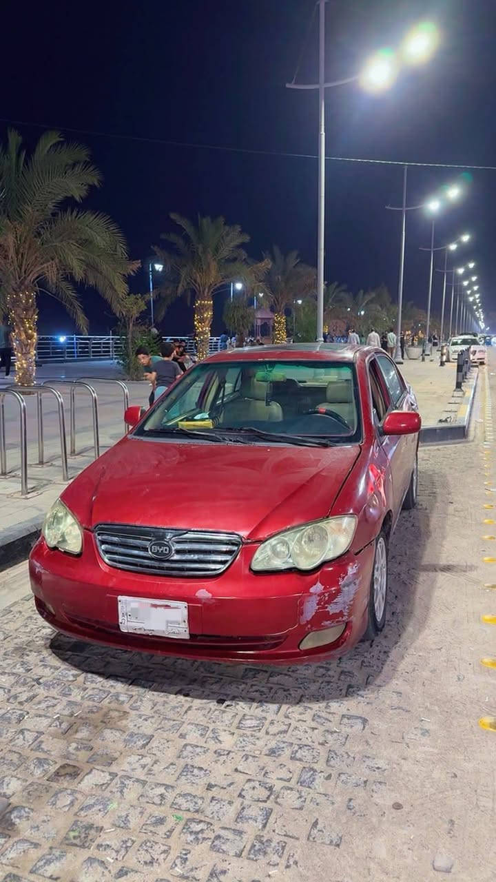 سياره للبيع BYD F3 محور مكينه وكير كورلا ياباني 1800cc
الموديل 2010 فول 
فتحه سقف 
تحكم مرايات 
حساس بك
شاشه
سستم سماعات جديد 
رقمها بصره سنويه منتهيه راعيها موجود تحويل اشوكت ميعجبك 
حداديه سدر جديده والخلفيه 75%
السعر 37 وبيها مجال 
الرقم ***********
