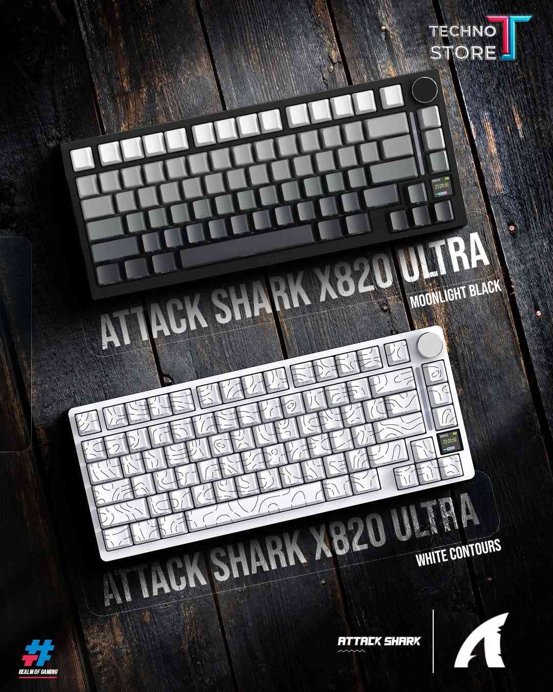 كيبوردات Attack Shark • استجابة عالية • توصيل بغداد
