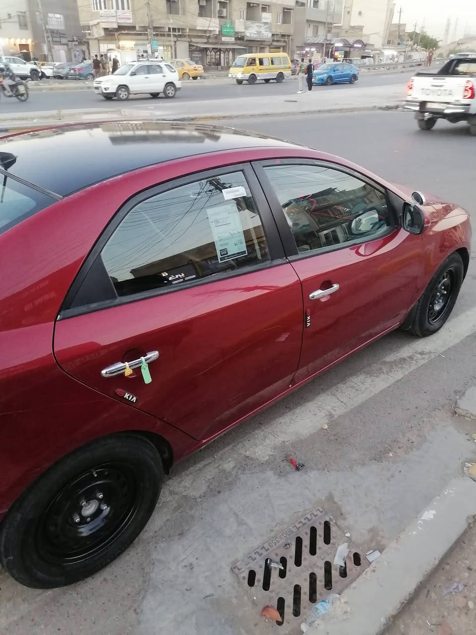 كيا سيراتو موديل ٢٠١٢ ماروني كير اوتوماتيك تبريد تايرات اماميه جدد باتري جديد مسجل شاشه لمس كاميرا خلفيه رقم بغداد  السعر ٨٥ ورقه تحويل ثاني يوم مكاني بغداد الدوره  خليجي بيها صبغ جاملغ خلفي شويه مع باب خلفي شبر تقريبا  جراد شويه بنيد وصندوك رقمي ***********
