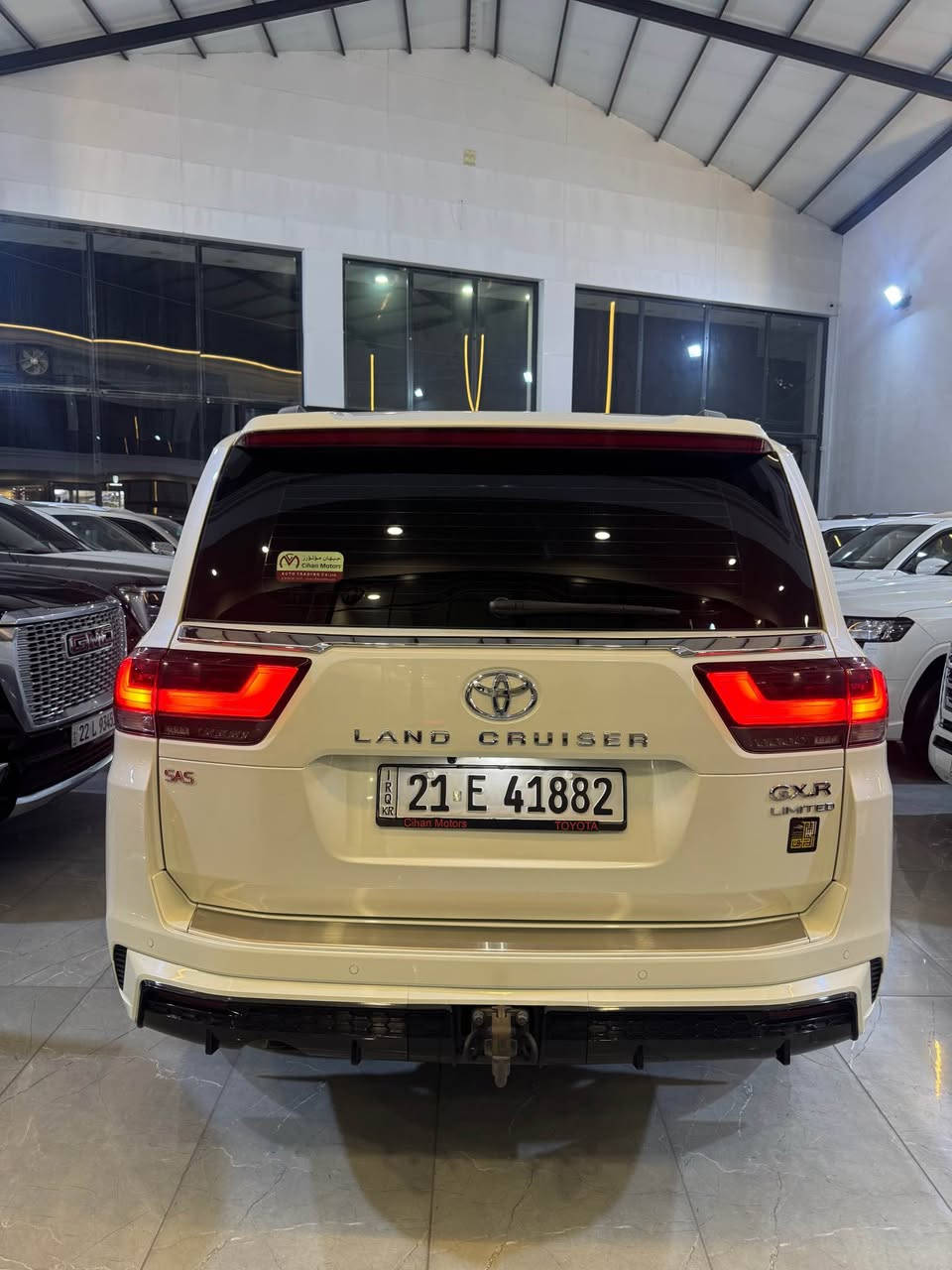 TOYOTA

LAND   CRUISER

2024

GXR

3 SCREEN 

FULL   OPTION 

SAS

V6

4.0L
  

………………………………………………………………………….

 
تویوتا      لاندکروزەر

2024    سپی

6 پستن

مەکینە

4.0L

…………………………………………………………………………

جی   اکس   ار

   
3   شاشە

بێ   تۆربۆ

………………………………………………………………………….

وارد    عێراق

شەریکە   ساز

ضمان

………………………………………………………………………….

مواسفات

کوشن    جلد

کوشن   کارەبایی

شوێن    مۆبایل     شەحن  کەرەوە

کامێرای   دواوە

کامێرای  پێشەوە

ئاوێنە   کامێرا

سندوق   کارەبایی 

حەساس

ساردکەرەوەی   کوشن

3 شاشە     

لایت    زینۆن

لایت    لید
 

دیاریکردنی   خێرایی

شغال

8  ایرباگ

………………………………………………………………………….

 

58        هەزار        رۆیە

 
………………………………………………………………………….  

  

رەقەم  و   سەنەوی   نوێیە

بەناوی    خۆمانە
 

………………………………………………………………………….

شوێن            هەولێر
 

معرض           جوهر

………………………………………………………………………….

650                           وەرەقە أربيل, العراق

