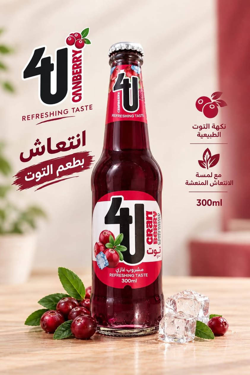 فوريو الزجاجي • 300مل • ٤قطع هدية ماء