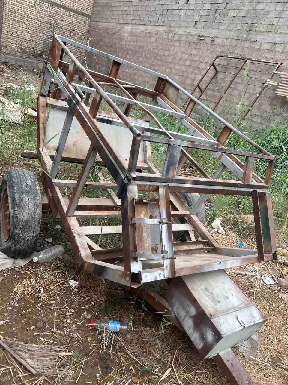 عربة مقطورة • تاير ١٤ • حدادة مضبوطه