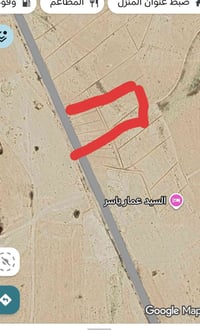 مقابل طاقة حجي نزار • دونم • على الشارع العام