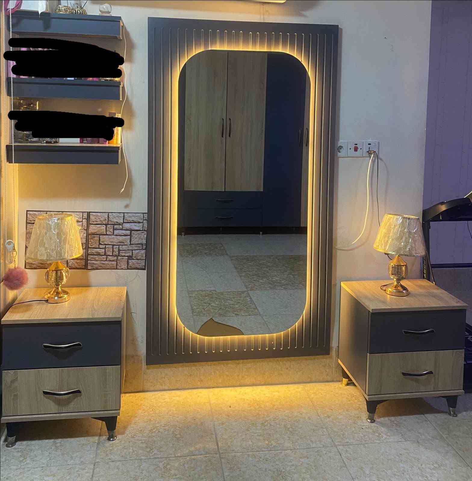 غرفة نوم نفرين تفصال MDF للبيع 
للاستفسار الاتصال ***********
