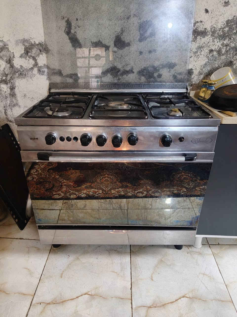 طباخ جامبو 5 عيون للبيع 🔥
نظيف وحالته جيدة جداً، الفرن والعيون شغالات ✅
مناسب للبيت والاستخدام اليومي.
💰 السعر: 175 ألف دينار فقط
🤝 وبيه مجال بسيط للجادين
📍 العنوان: كربلاء – حي العسكري
📞 ***********
