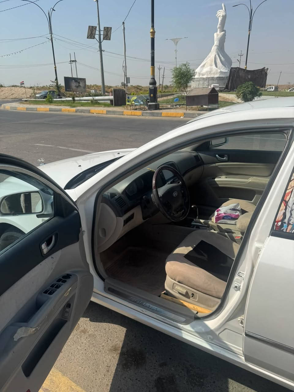 سوناته أدوات مديل ٢٠٠٧ جاهزه كير مكينه تبريد صدر تايرات كله شرط مكان صلاح الدين بلد ***********
