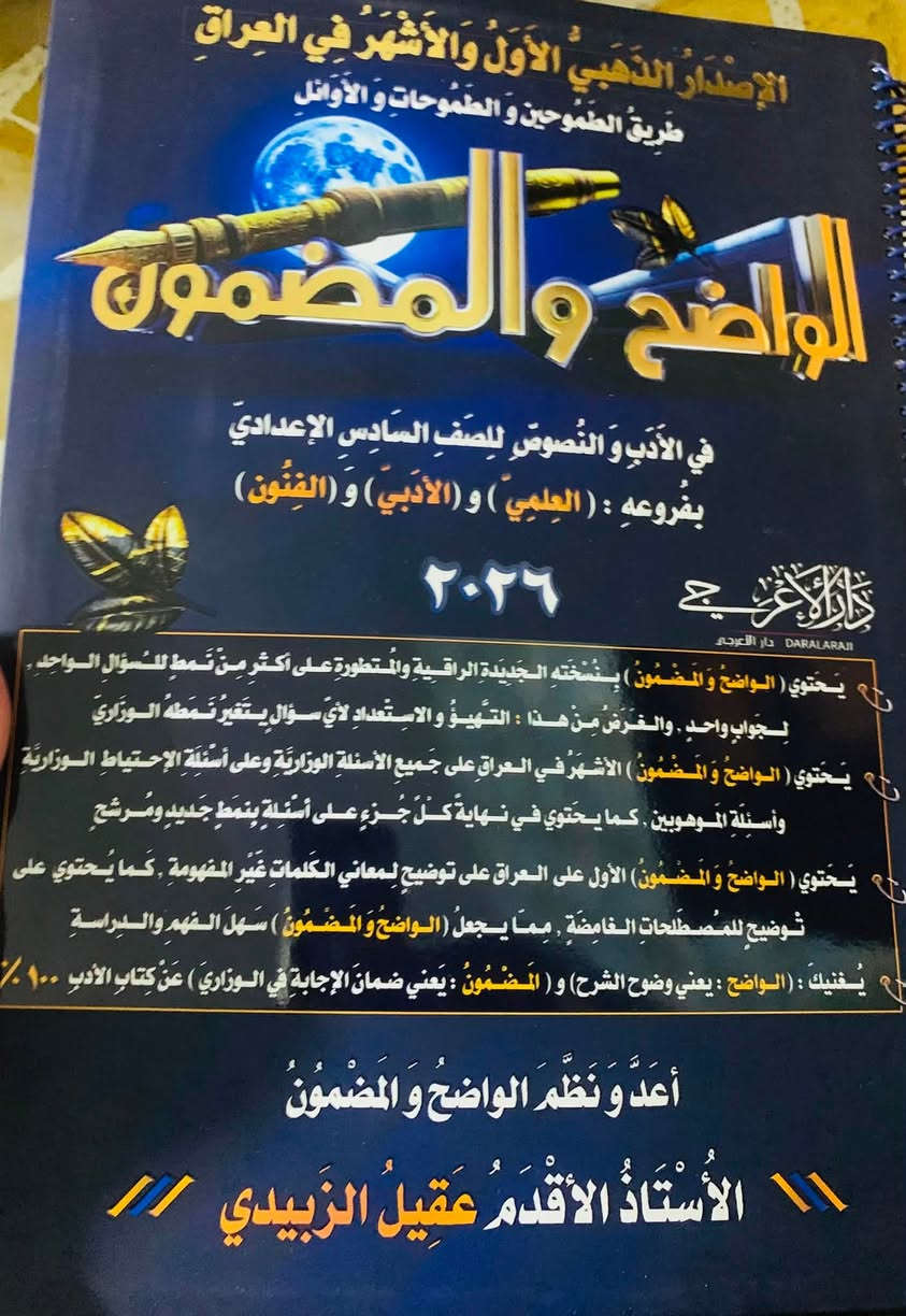 منهج سادس كامل
مع الملازم للبيع 

للاستفسار ***********
