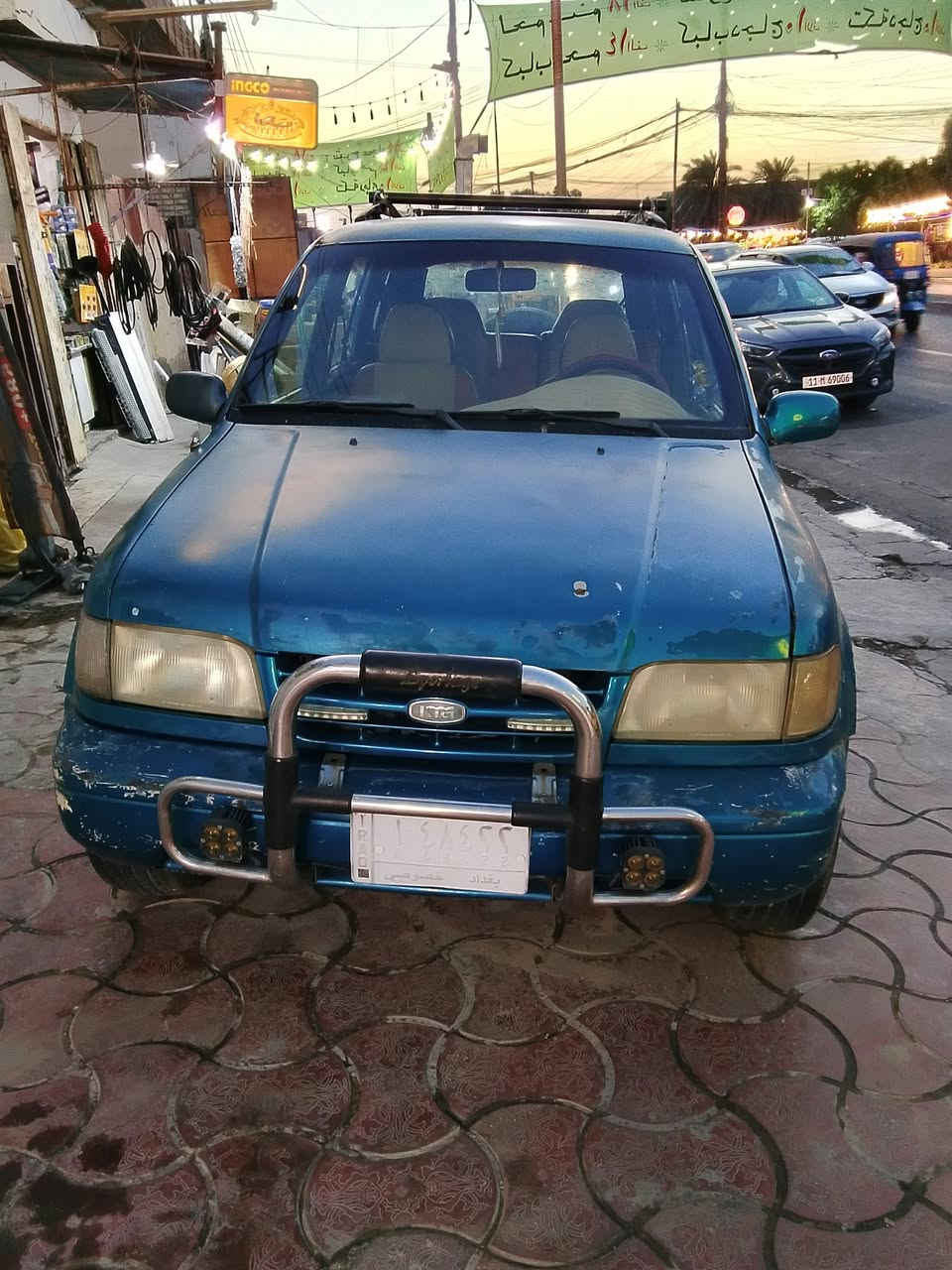 السلام عليكم  للبيع فقط  سبورتج موديل 94 جاهزة من كلشي كهربأيات كلها شغاله ما عدا التبريد كير عادي  مكينة وكير خير من الله تخم تاير نضيف  صدر امامي خلفي جاهز السنويه لل٢٨ تحويل ثاني يوم  السعر 29$ وبي مجال الموقع بغداد الشعب غير متواجد على النت اتصال فقط  ***********
