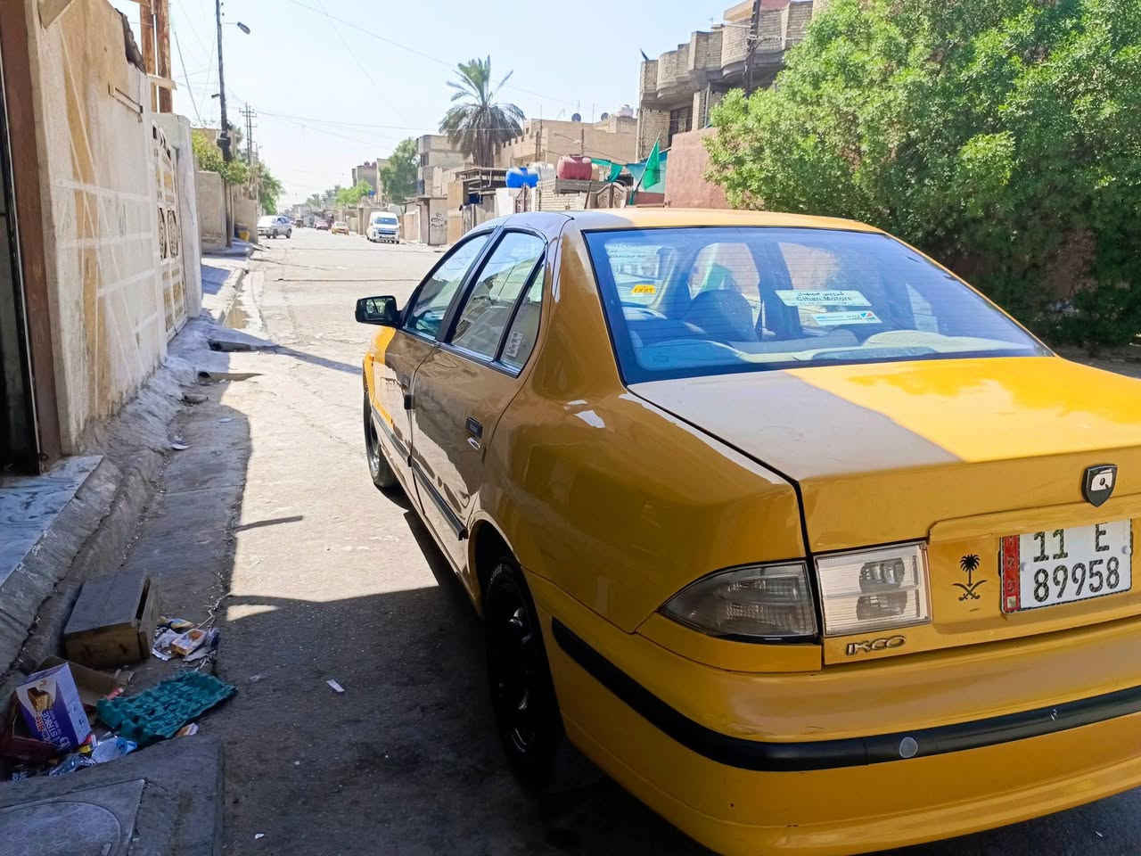 سمند 2013 للبيع كفاله كير ومكينه تبريد ثلج قطعتين حداديه نضيفه ***********عنوان السياره بغداد
