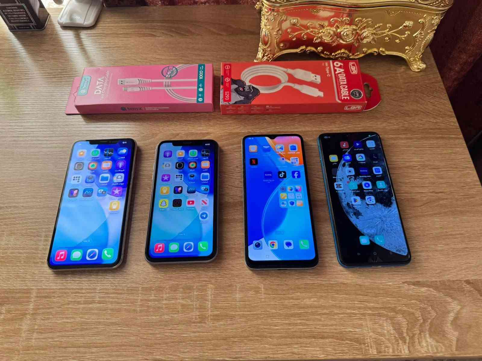 السلام عليكم 💙
اجهزه عدد 4
كل جهاز مصور فيديو كامل تفاصيل.
ورحمه لهلك ما عجبك المنشور او السعر اعبر المنشور ومنين ما تحب تشتري اشتري وما اجاوب على التعليقات فقط خاص او واتساب رجاءاً رجاءاً 🌷
مراوس ماكوو ❌❌

1️⃣ ايفون 11 برو ماكس 
لون ابيض 
ذاكرة 256
بطاريه 100%
شاشه بلاديه 
الشريحة + الصوت + الكامرات + الواي فاي = كله شغال
بس الكامره الاماميه بيه مشكله 
الملحقات = كيبل شحن جديد 🔌
السعر 255 الف مع التوصيل ✅

2️⃣ ايفون 11 عادي 
لون بنفسجي 
الذاكرة 128
مبدل بطاريه 80%
مبدل شاشه كلش حلوه 
الشريحة + الصوت + الكامرات + الواي فاي = كله شغال
الملحقات = كيبل شحن 🔌
السعر 185 الف مع التوصيل ✅

3️⃣ هونر X6
لون ازرق 
ذاكرة 128
الشريحة + الصوت + الكامرات + الواي فاي = كله شغال
الملحقات = كيبل شحن 🔌
السعر 85 الف مع التوصيل  ✅

4️⃣ الاوبو A16k
لون ازرق 
ذاكرة 64
دبل سيمكارت
الشريحة + الصوت + الكامرات + الصوت = كله شغال
جهاز اشويه بي ضربات بالشاصي بسيطة
بي كسور بل شاشه مثل شخوط 
الملحقات = كيبل شحن  🔌
السعر 65 الف مع التوصيل ✅

ملاحظة * جميع الاجهزه المعروضة شرط الفحص امام المندوب 💟

رقمي *********** واتساب
 📍 عنواني محافظة واسط
توصيل موجود لجميع المحافظات مجاني ✅
