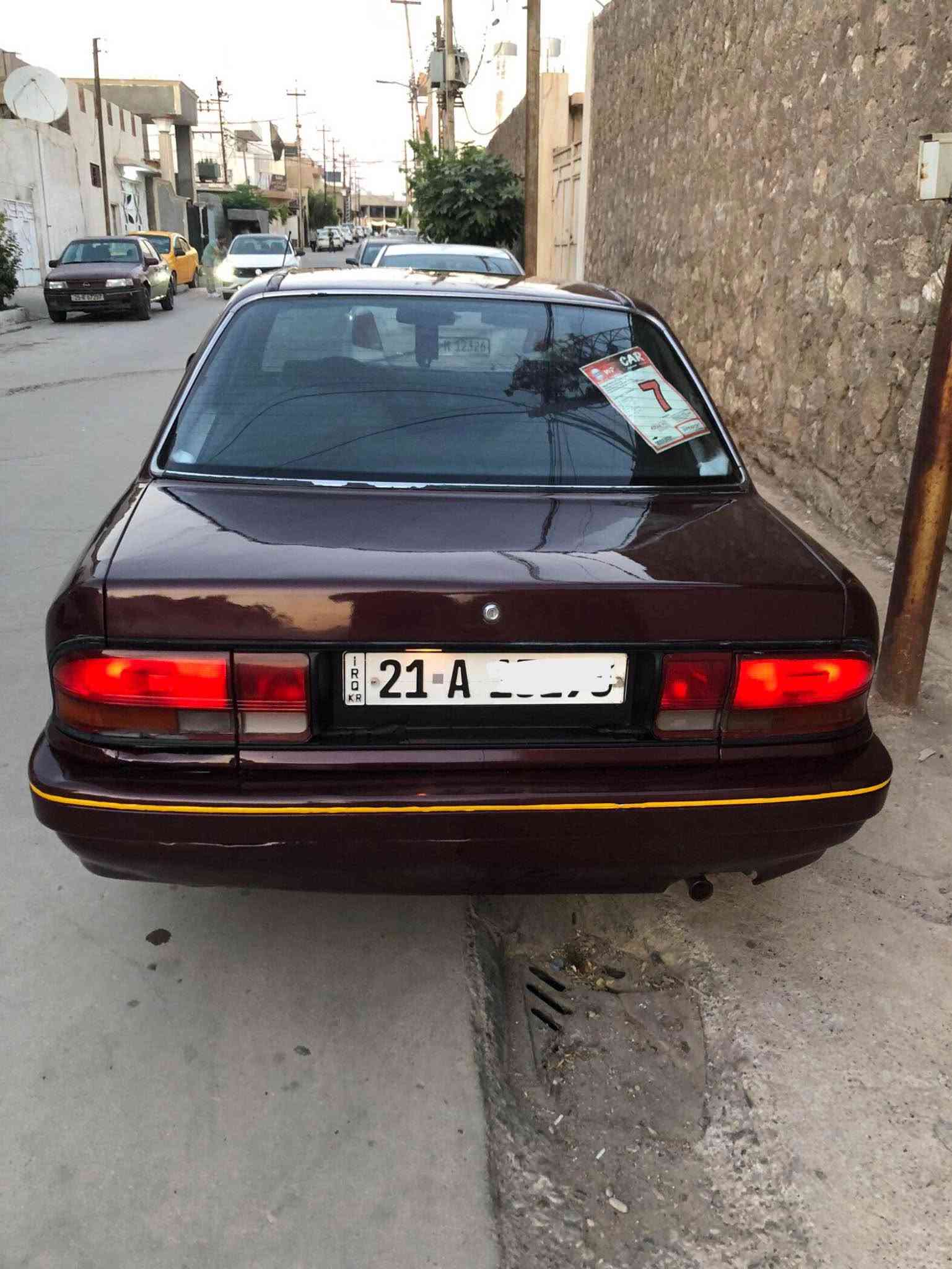 للبيع متسبوشي كلاند موديل ١٩٩١ كير اوتوماتيك حجم محرك ٦٣ كير محرك شرط سيارة بدون حادث و خياس بطاقة بنزين موجود رقم سليمانية بسمي شرط تحويل وكالة عنوان كركوك 
*********** بي واتساب كركوك, العراق
