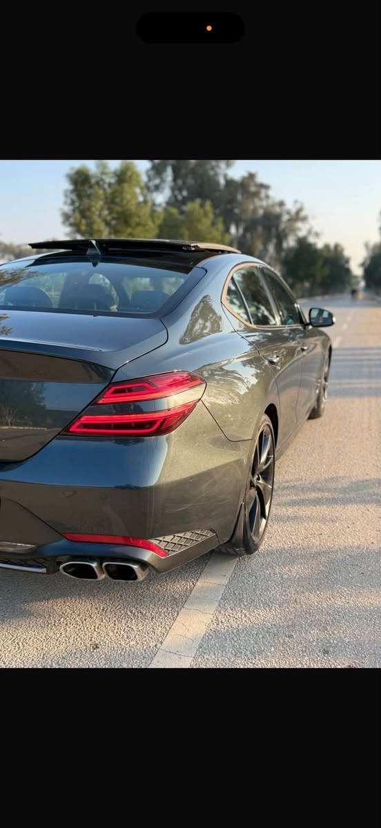 جنسز g70موديل 2023رقم بغداد بدون ايرباك فول مواصفات محرك 2000 تيربو ماشيه 50ميل السعر 210 بيها مجال
***********
