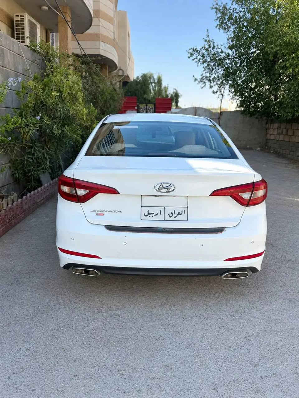 هونداي سوناتا ٢٠١٦ خليجي رقم اربيل سنوية منتهية كفالة من الضربة والصبغ والبارد المحرك مفتوح بس رجع بلاد وبي ضمان السيارة جديدة استخدام شخصي جاهزة من كلشي محرك وكير حدادية وتبريد خير من الله السعر ١٣٧ وبي مجال العنوان البصرة ***********
