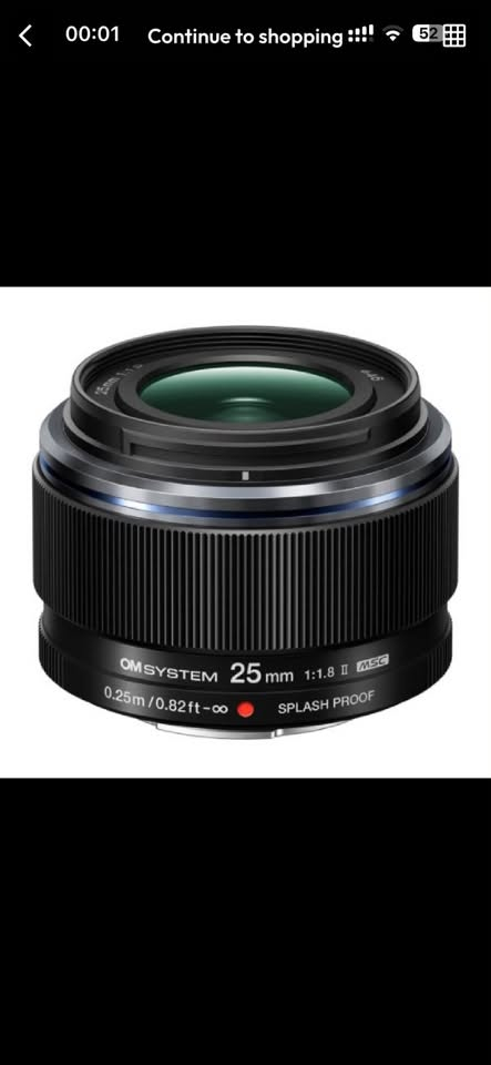 عدسة احترافية إصدار جديد

OM SYSTEM M.Zuiko Digital ED 25mm F1.8 II / EW-M2518-2 black

جديدة غير مستخدمة

بالمواقع سعرها ٥٥٠$ ماعدا النقل 

ابيع ب ٤٢٥$ 

متوفر توصيل 

اتصال او واتساب ***********
