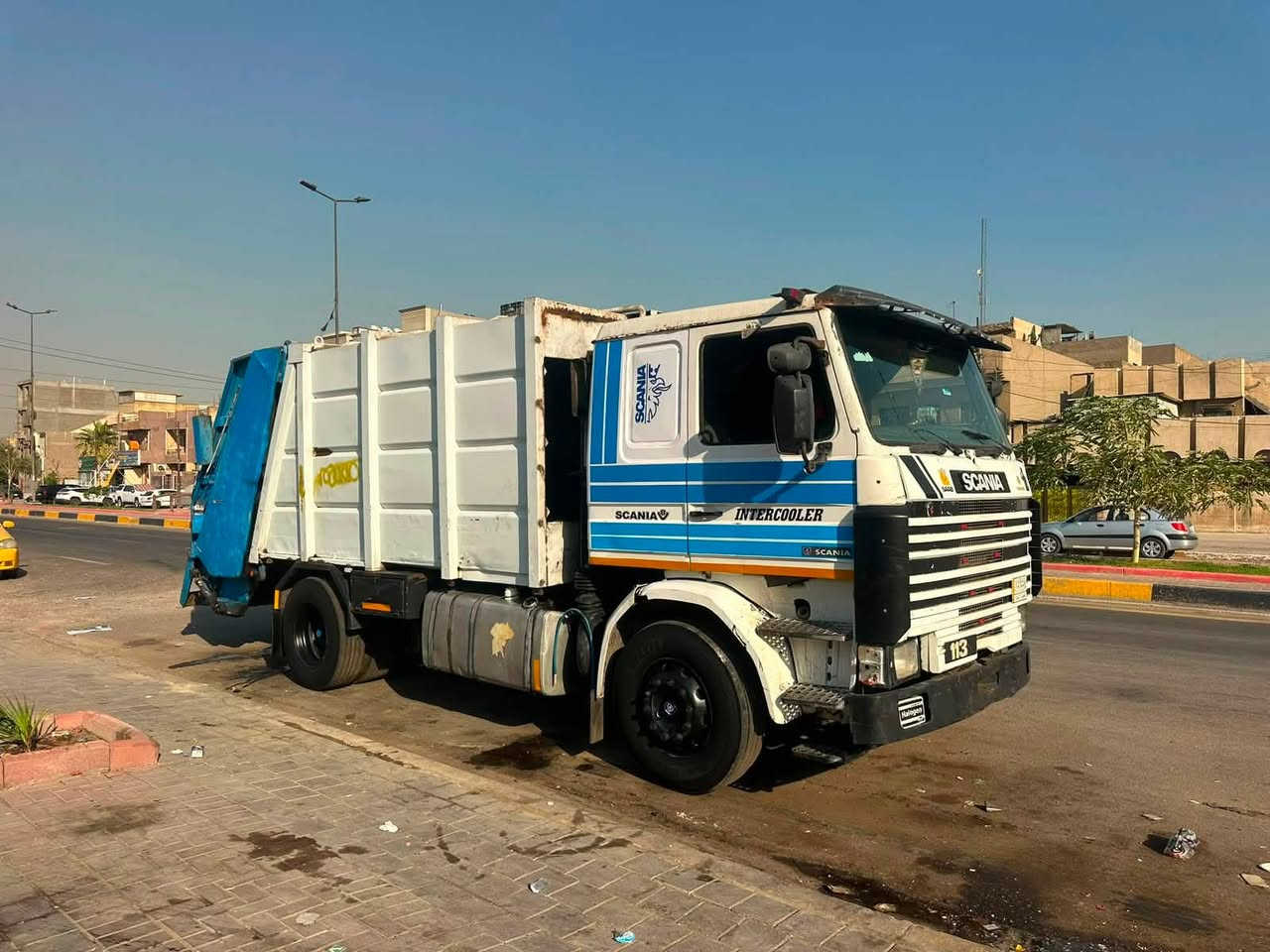 إسلام عليكم اللبيع 
سكانيه 113 مكينه كير خير من لله 
حموله (8)طن 
سياره جاهزه للشغل 
مكان بغداد شعب 
ستفسار ( ‭***********‬)

